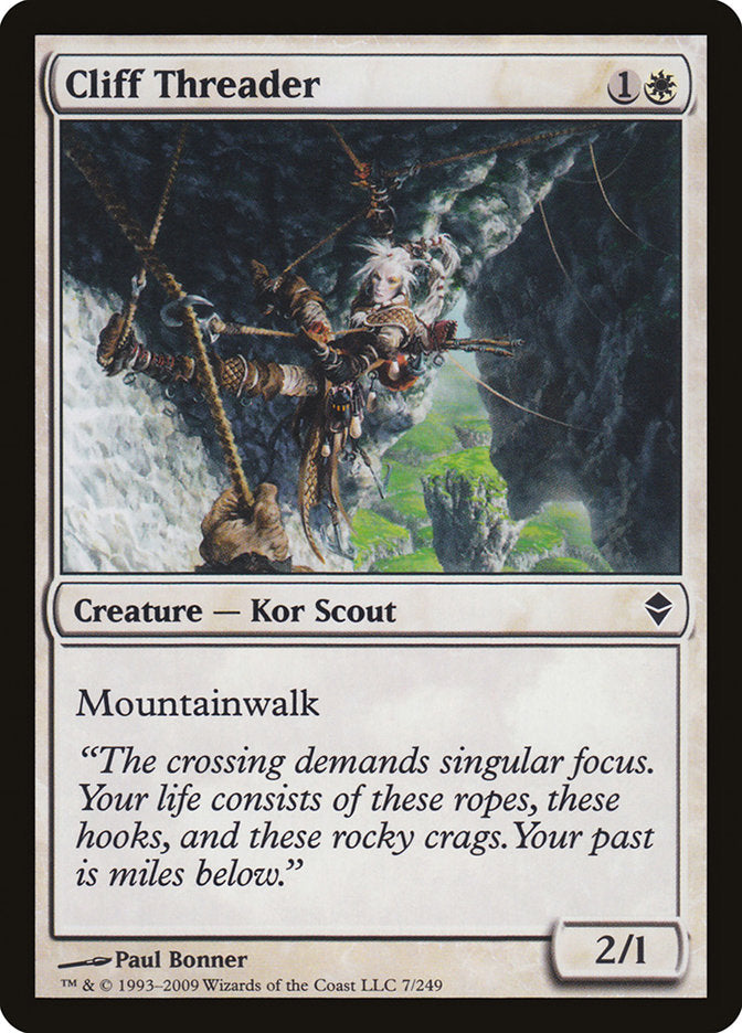 Cliff Threader [Zendikar] Foil