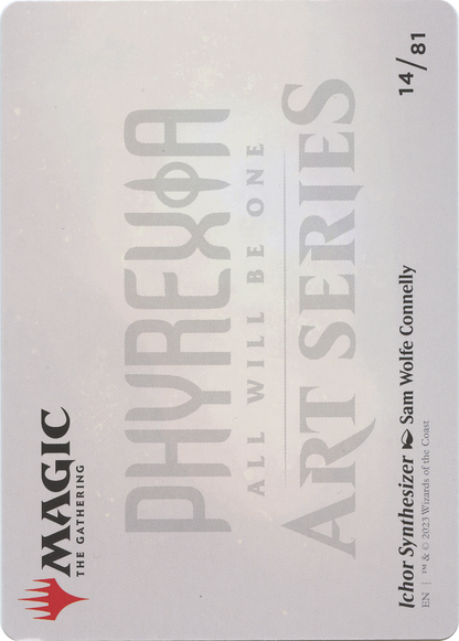 Ichor Synthesizer // Ichor Synthesizer  [Phyrexia: All Will Be One Art Series] (Borderless) Foil