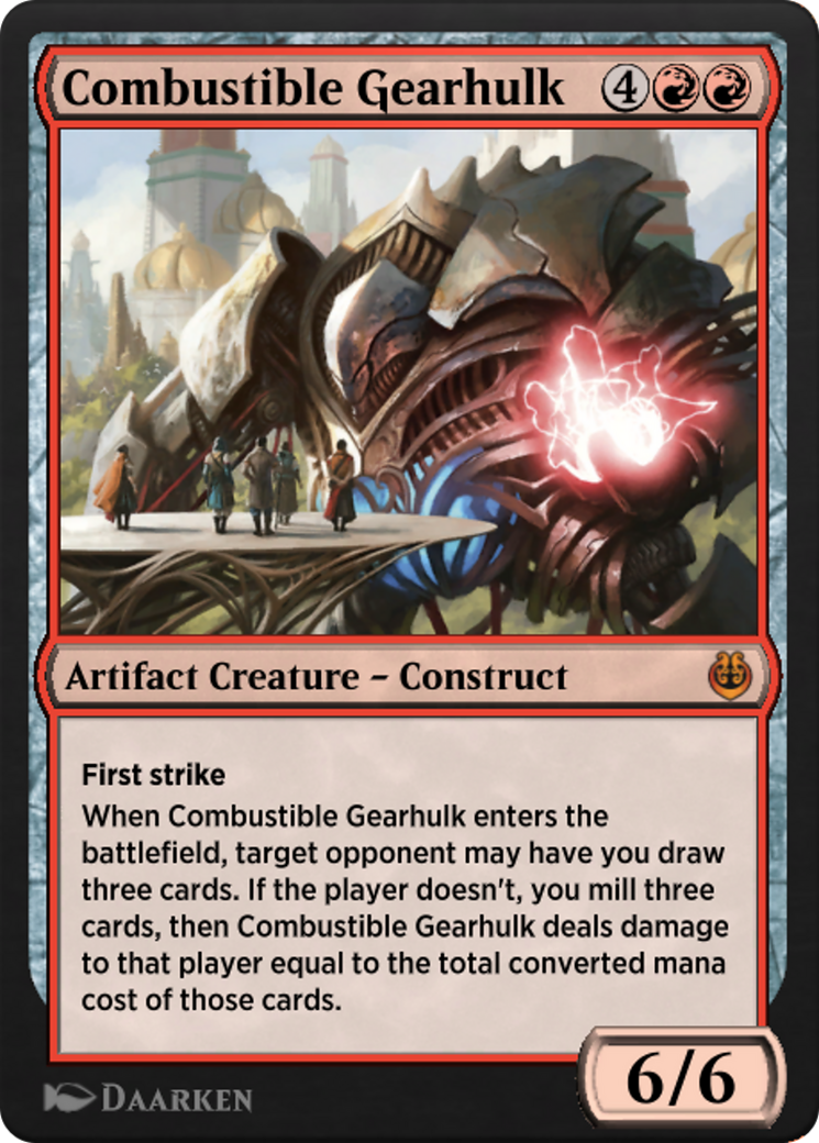 Combustible Gearhulk  [Kaladesh Remastered]