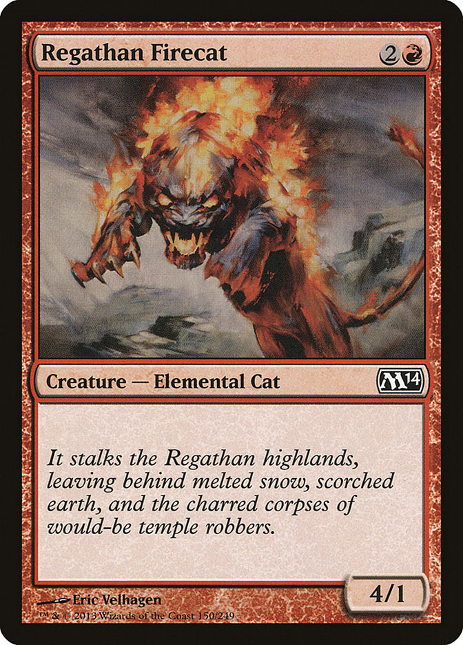 Regathan Firecat [Magic 2014] Foil