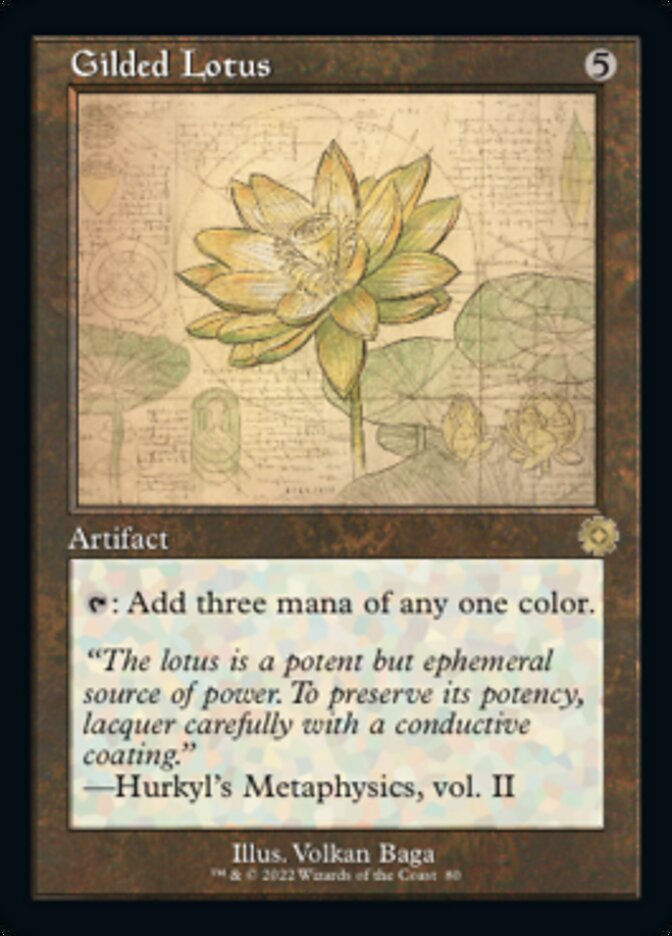 Gilded Lotus (Retro Schematic) [The Brothers' War Retro Artifacts] Foil