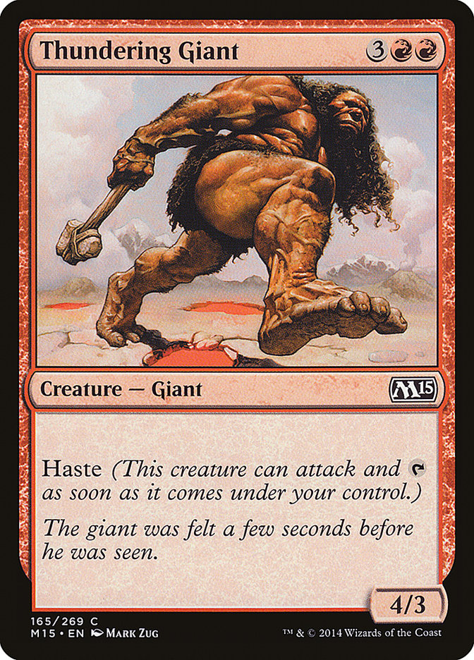 Thundering Giant [Magic 2015] Foil