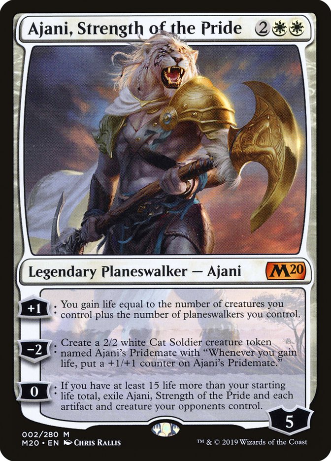 Ajani, Strength of the Pride [Core Set 2020] Foil