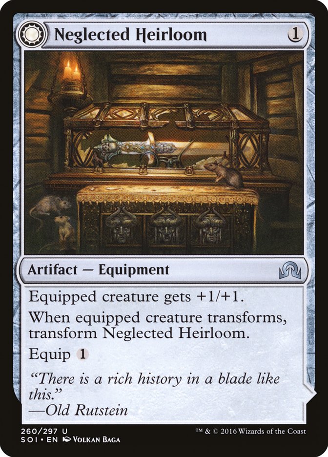 Neglected Heirloom // Ashmouth Blade [Shadows over Innistrad] Foil