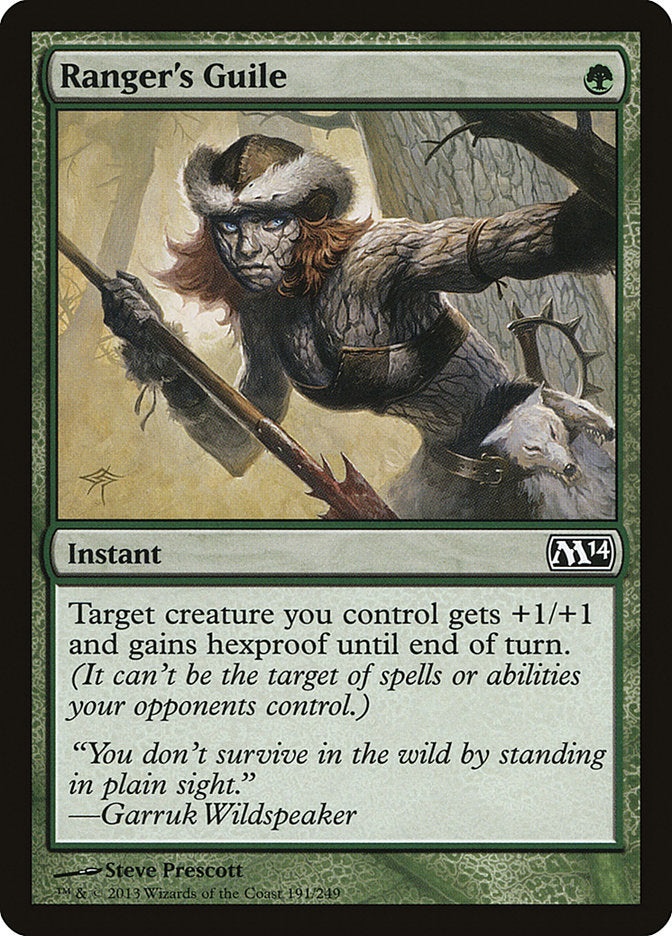 Ranger's Guile [Magic 2014] Foil