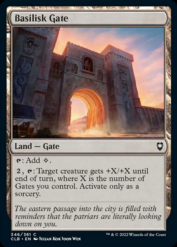 Basilisk Gate [Commander Legends: Battle for Baldur's Gate] Foil