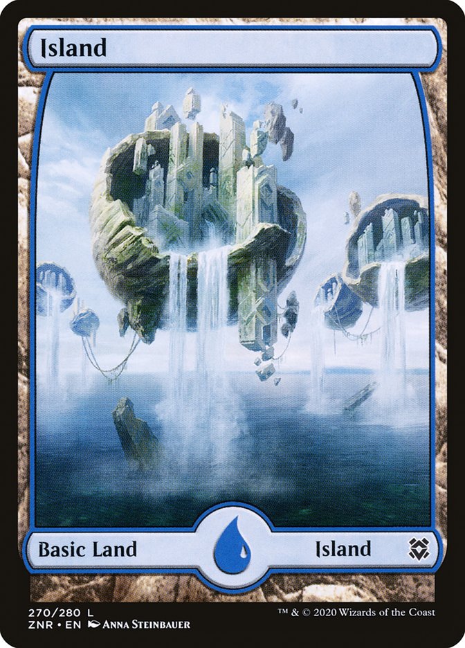 Island (270) [Zendikar Rising] Foil