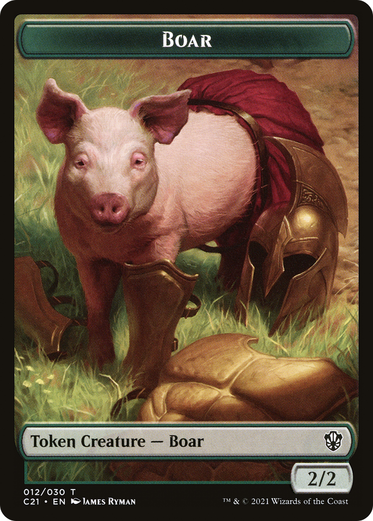 Boar  [Commander 2021 Tokens]