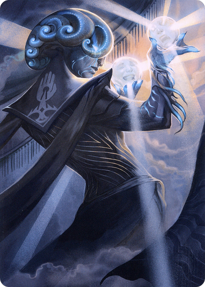Queza, Augur of Agonies // Queza, Augur of Agonies  [New Capenna Art Series] (Borderless) Foil