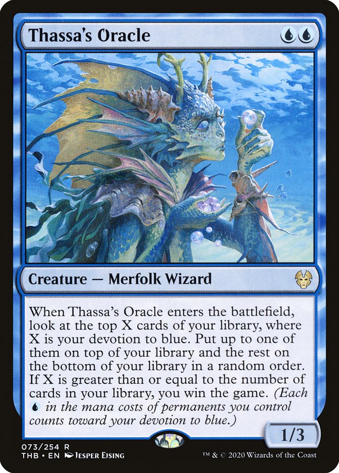 Thassa's Oracle [Theros Beyond Death] Foil