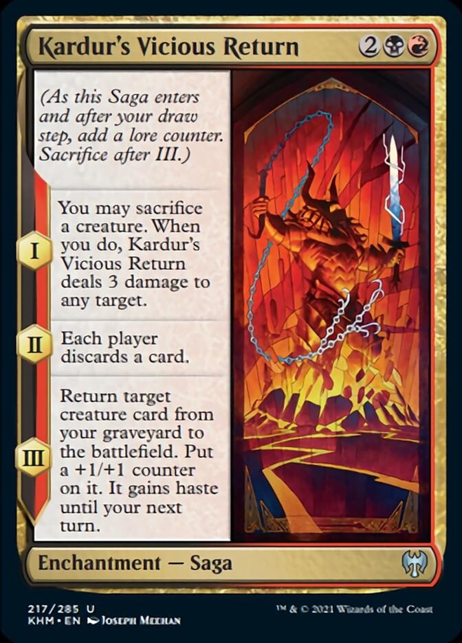 Kardur's Vicious Return [Kaldheim] Foil