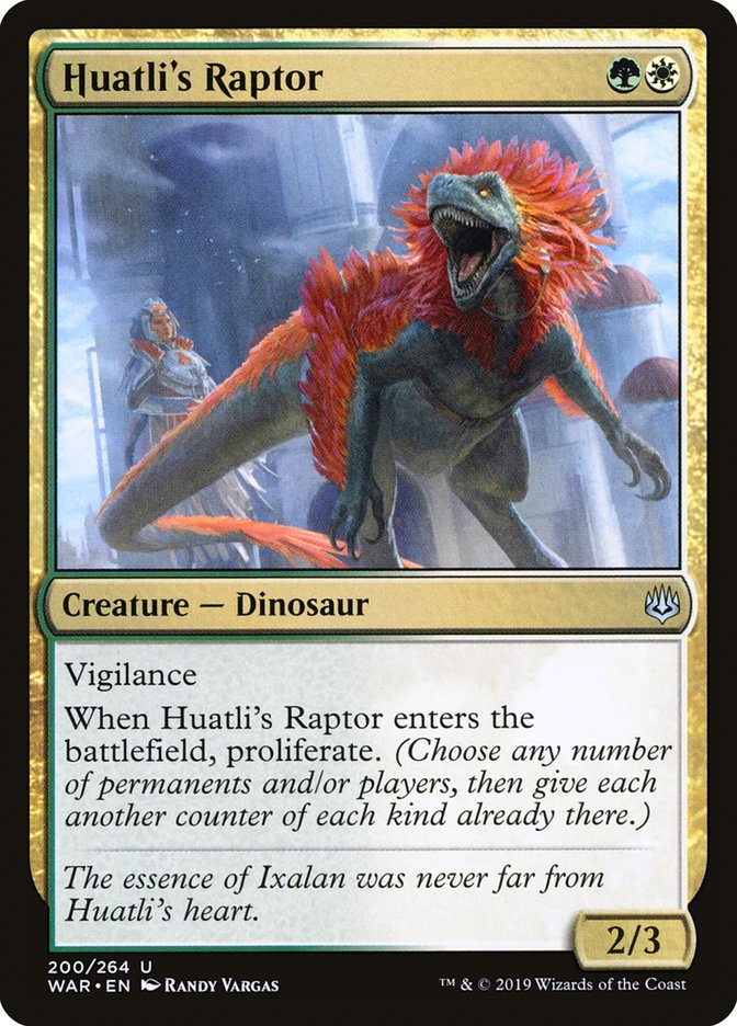 Huatli's Raptor [War of the Spark] Foil