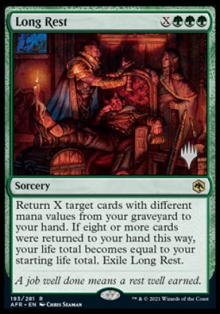 Long Rest (Promo Pack) [Dungeons & Dragons: Adventures in the Forgotten Realms Promos] Foil