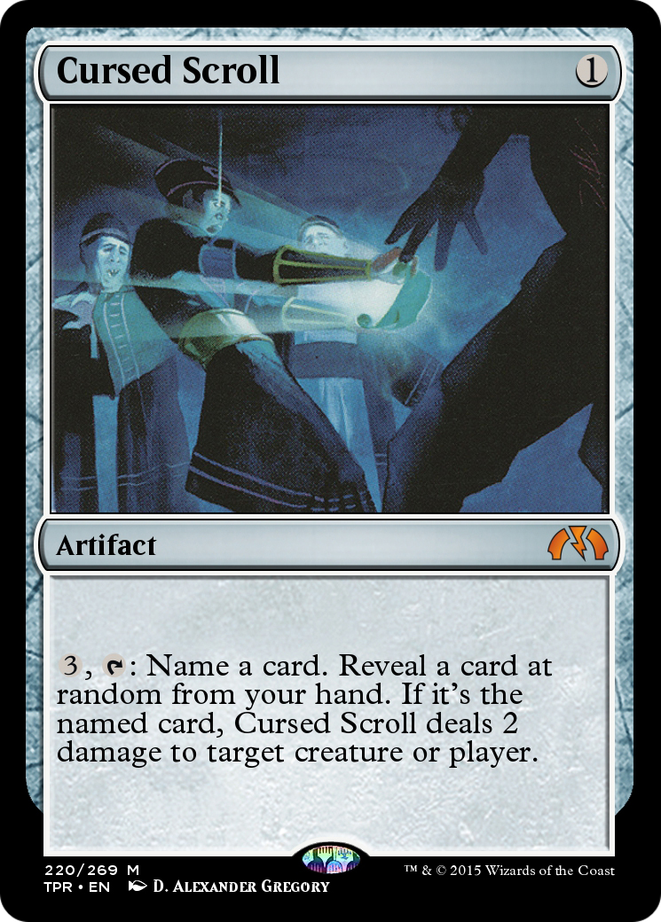 Cursed Scroll  [Tempest Remastered] Foil