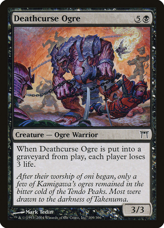 Deathcurse Ogre [Champions of Kamigawa] Foil