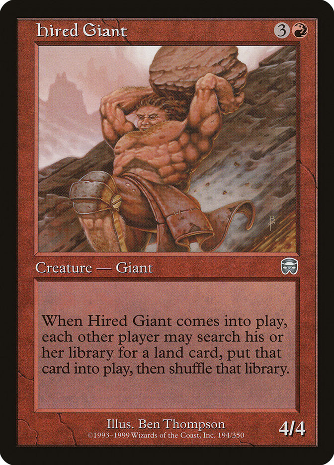 Hired Giant [Mercadian Masques] Foil