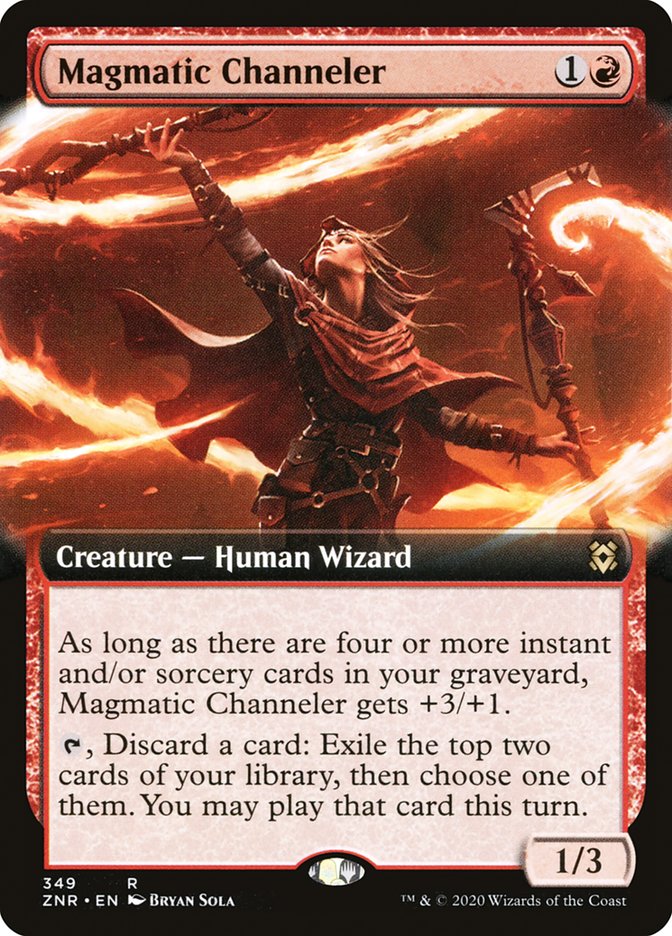 Magmatic Channeler (Extended Art) [Zendikar Rising] Foil