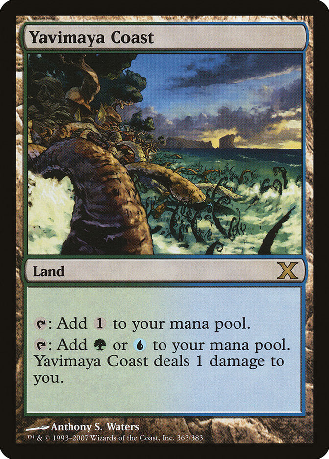 Yavimaya Coast [Tenth Edition] Foil