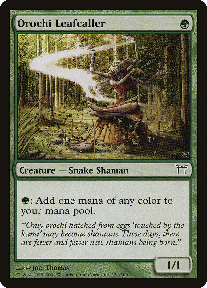 Orochi Leafcaller [Champions of Kamigawa] Foil