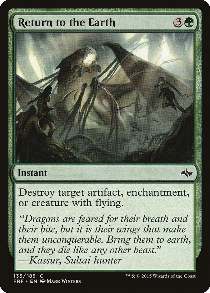 Return to the Earth [Fate Reforged] Foil