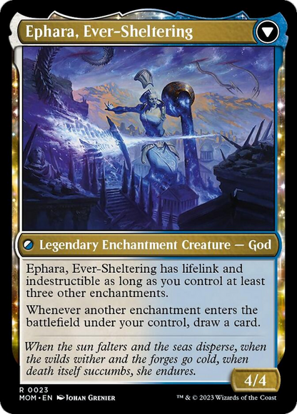 Invasion of Theros // Ephara, Ever-Sheltering [March of the Machine] Foil