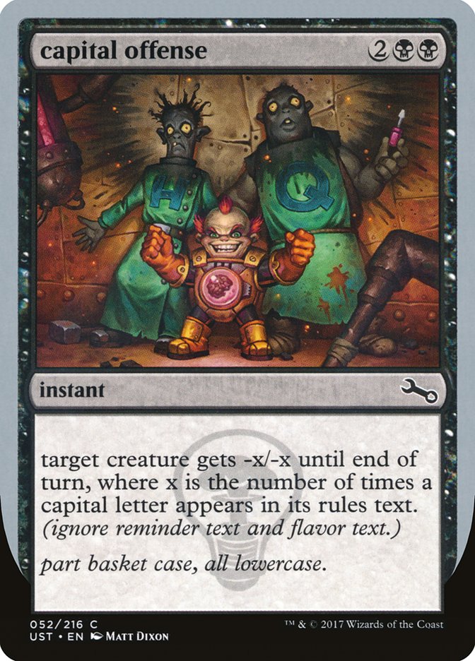 capital offense [Unstable] Foil