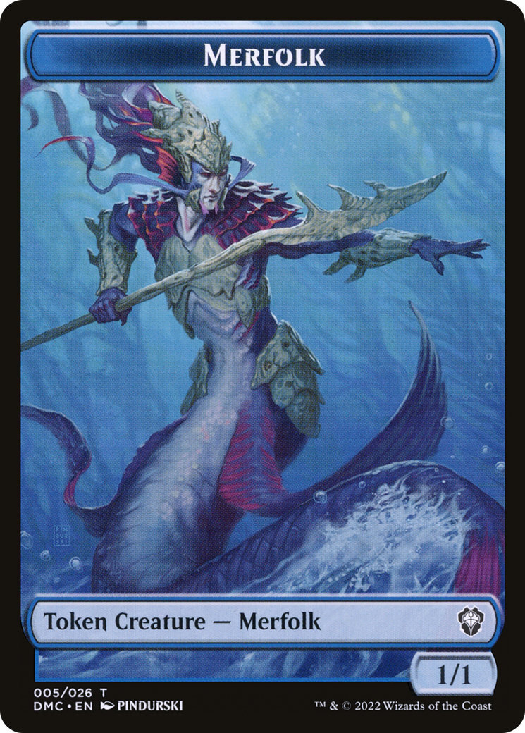 Merfolk  [Dominaria United Tokens] Foil