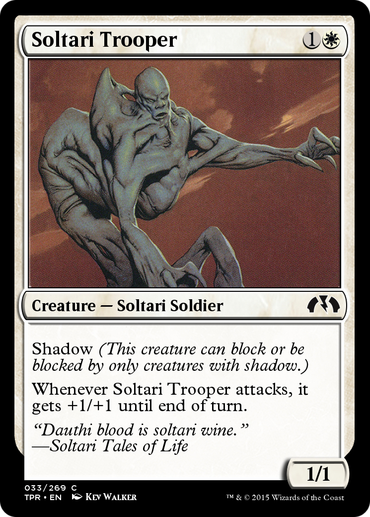 Soltari Trooper  [Tempest Remastered] Foil