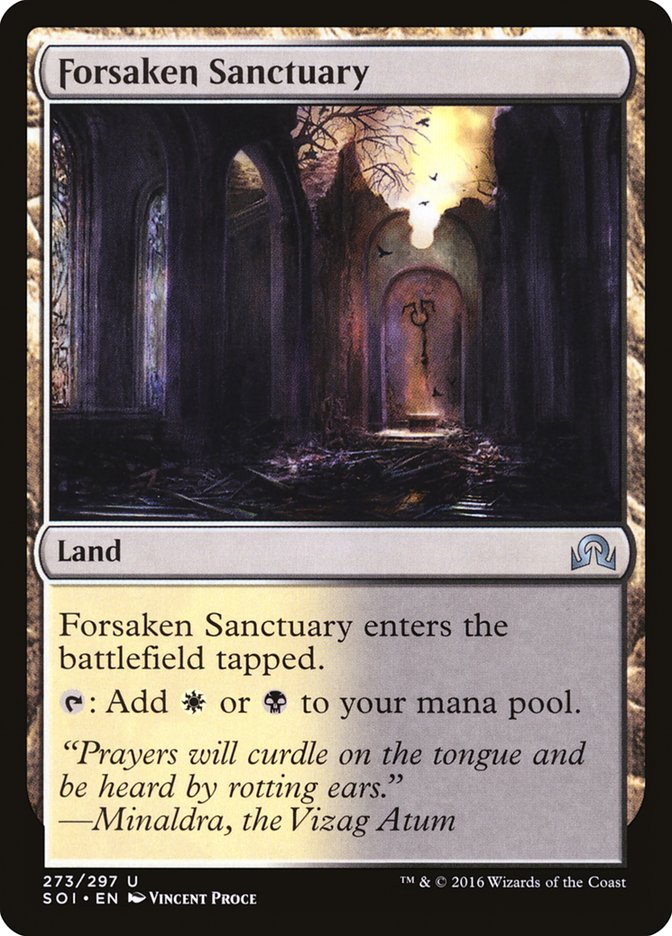 Forsaken Sanctuary [Shadows over Innistrad] Foil