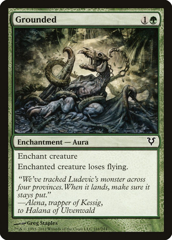 Grounded [Avacyn Restored] Foil