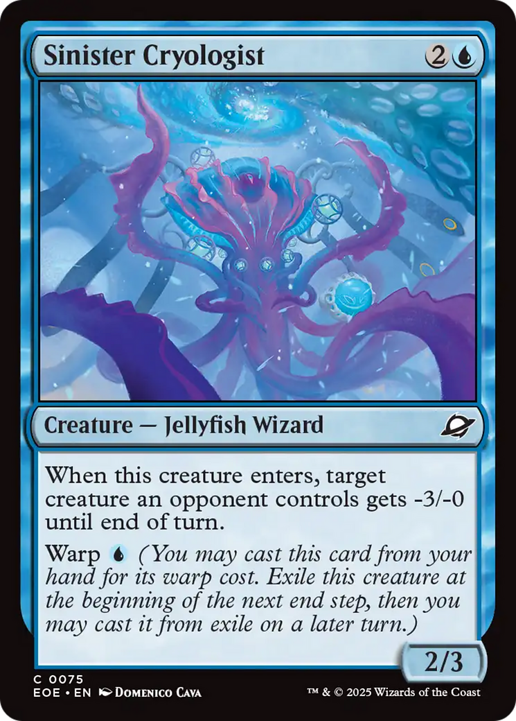 Sinister Cryologist [Edge of Eternities] Foil