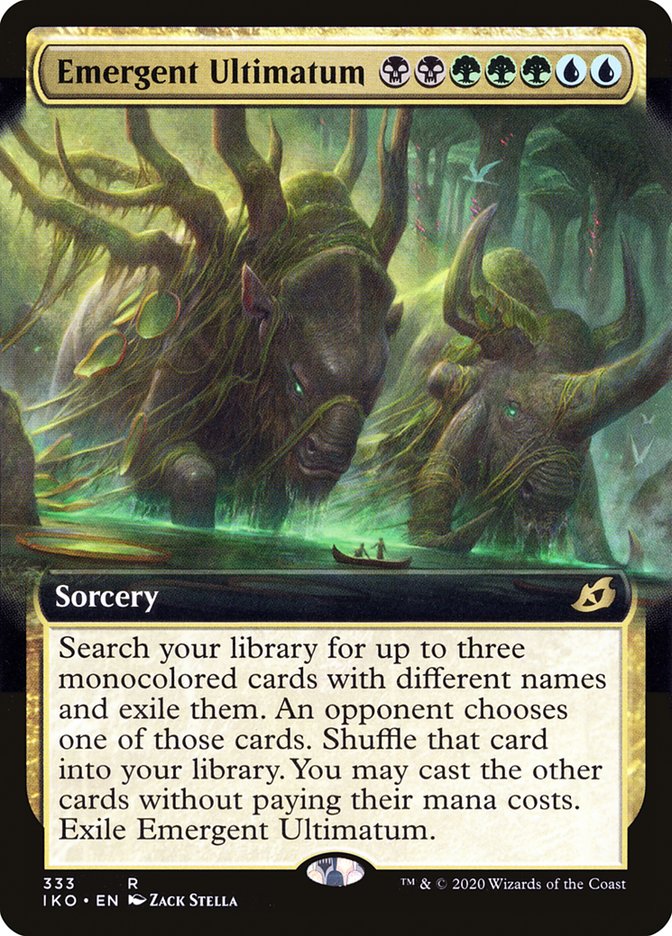 Emergent Ultimatum (Extended Art) [Ikoria: Lair of Behemoths] Foil
