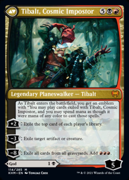Valki, God of Lies // Tibalt, Cosmic Impostor [Kaldheim] Foil