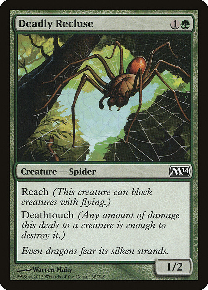 Deadly Recluse [Magic 2014] Foil -1