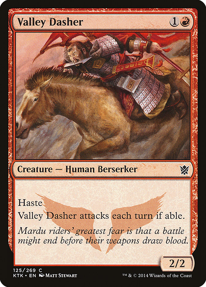 Valley Dasher [Khans of Tarkir] Foil