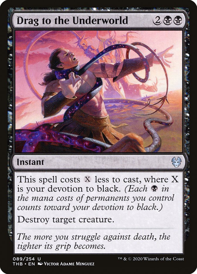 Drag to the Underworld [Theros Beyond Death] Foil