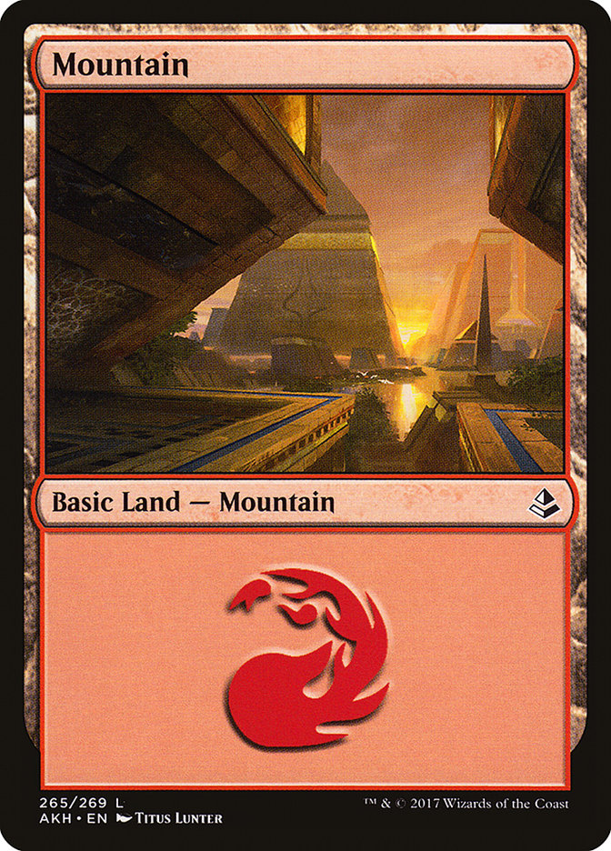Mountain (265) [Amonkhet] Foil