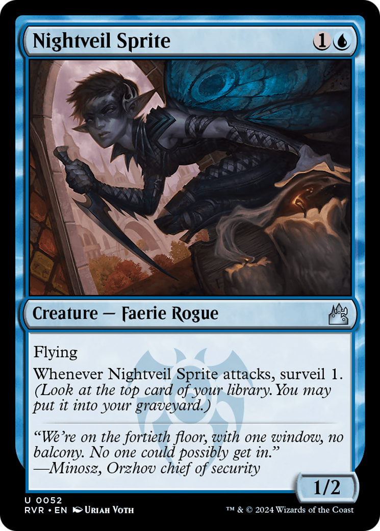 Nightveil Sprite [Ravnica Remastered] Foil
