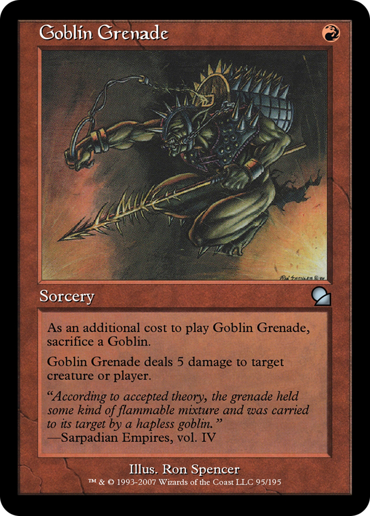 Goblin Grenade  [Masters Edition] Foil