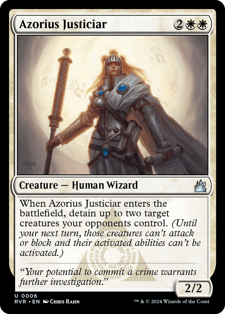 Azorius Justiciar [Ravnica Remastered] Foil