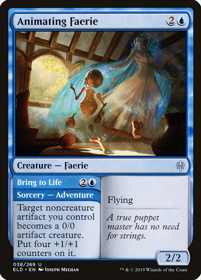 Animating Faerie // Bring to Life [Throne of Eldraine] Foil