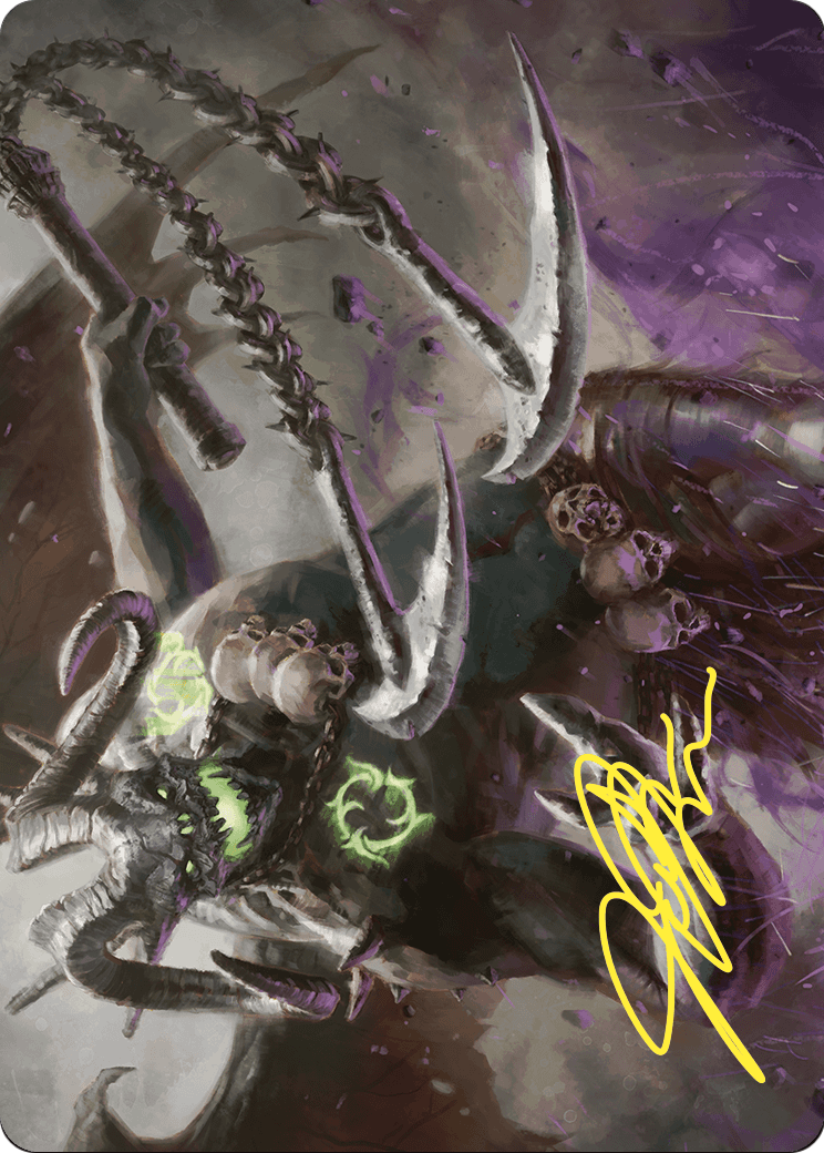 Archfiend of Despair // Archfiend of Despair  [Commander Masters Art Series] (Borderless) Foil