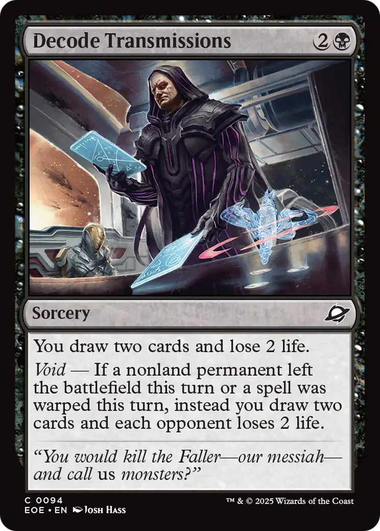 Decode Transmissions [Edge of Eternities] Foil