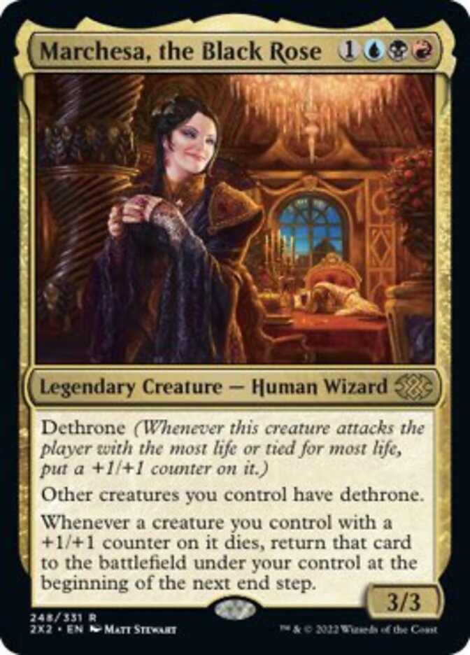 Marchesa, the Black Rose [Double Masters 2022] Foil