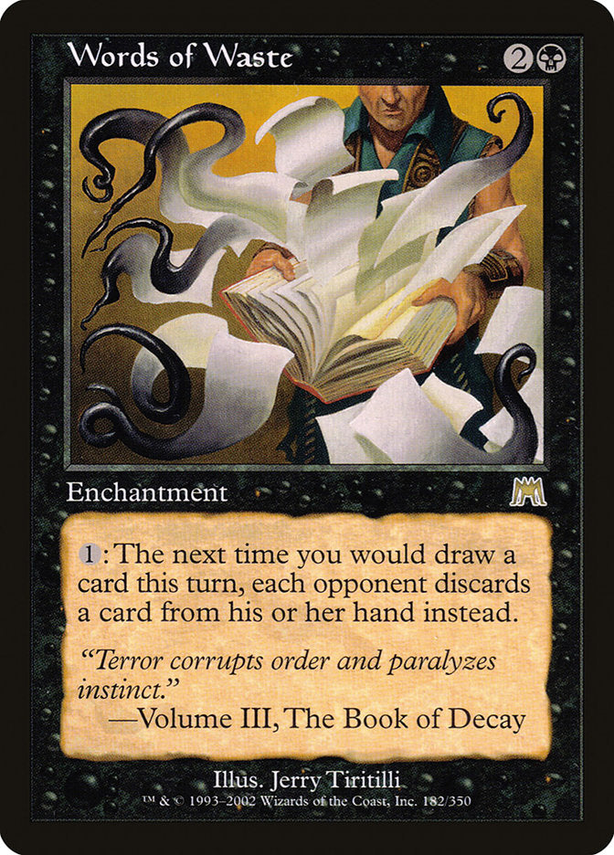 Words of Waste [Onslaught] Foil