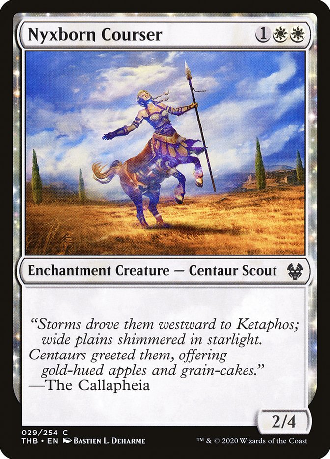 Nyxborn Courser [Theros Beyond Death] Foil