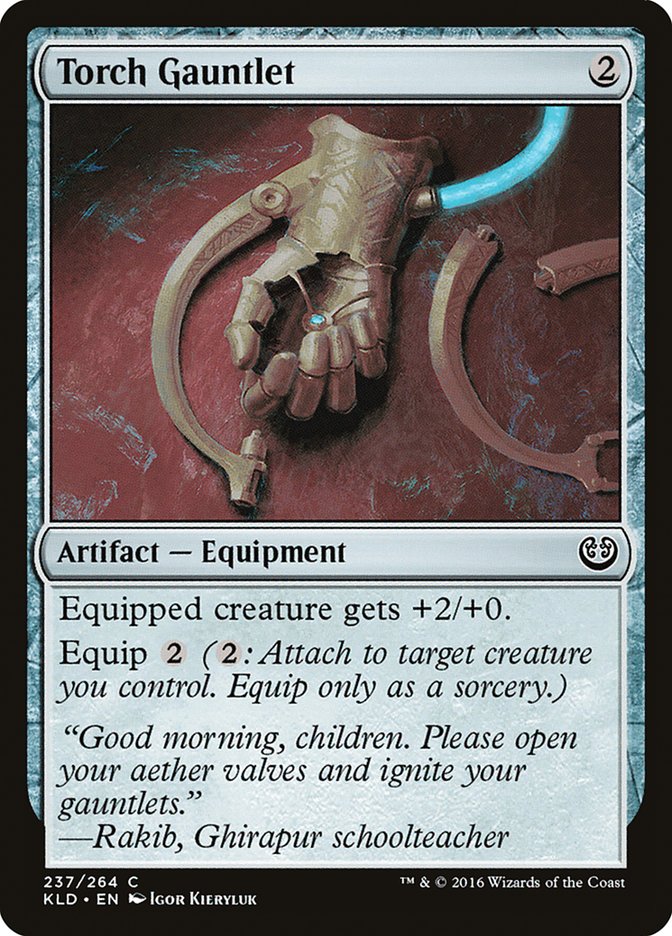 Torch Gauntlet [Kaladesh] Foil
