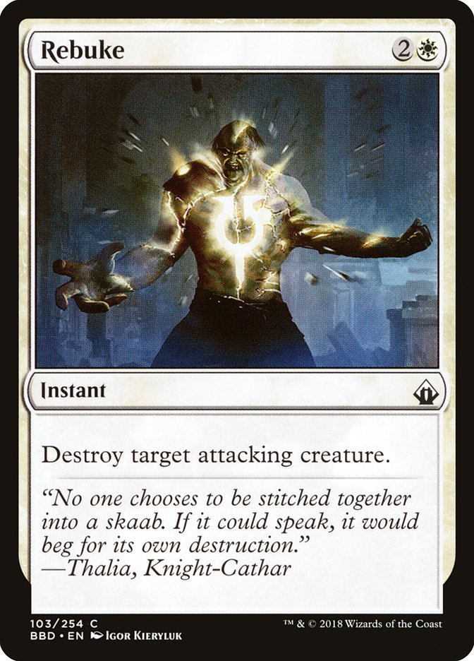 Rebuke [Battlebond] Foil