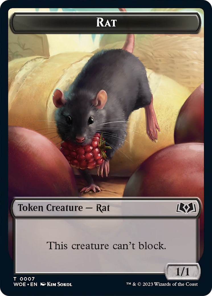 Rat  [Wilds of Eldraine Tokens]