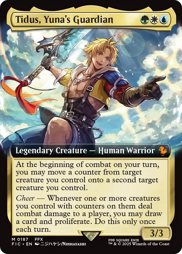 Tidus, Yuna's Guardian (Extended Art) [FINAL FANTASY Commander] Foil